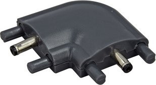 E2 Verbindungsstück LINK aus Kunststoff in Schwarz, Breite: 10 mm, Länge: 15 mm - Bild 1