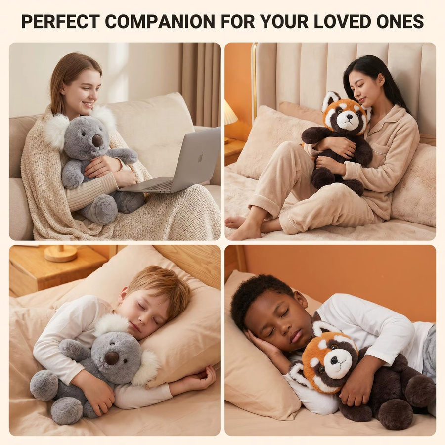 blushbear Waschbär-Koala-Heizkissen, Plüsch / Textil, beheizbar, kühlbar - Bild 4