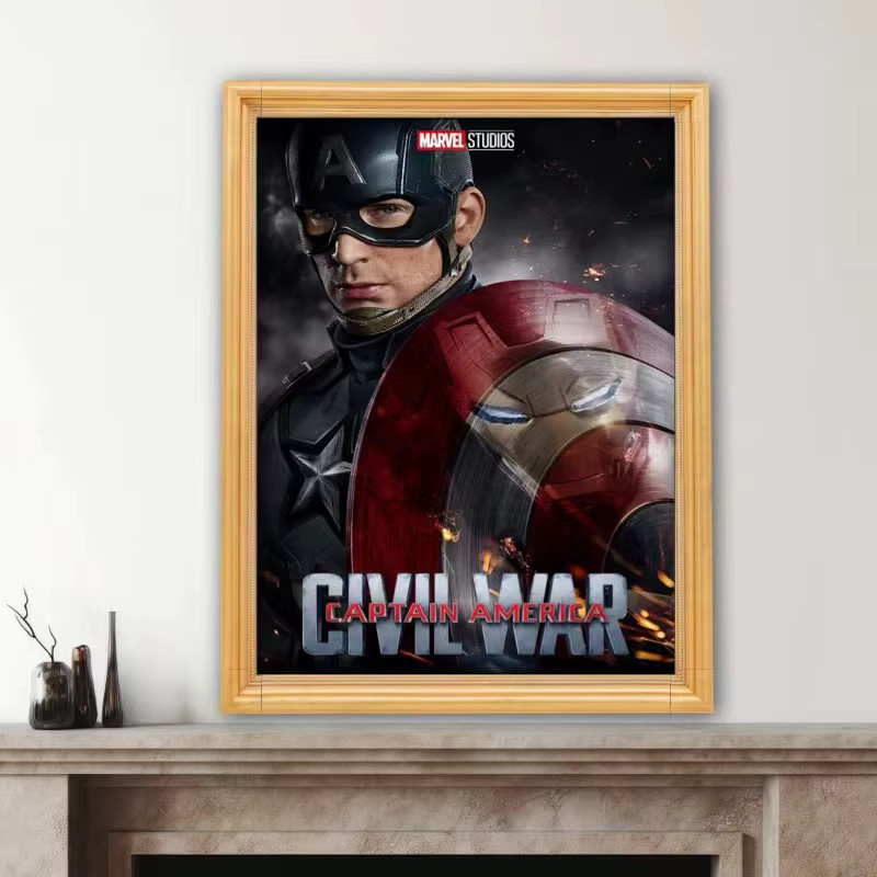 KAYOU DIY Diamantmalerei Set Captain America Civil War Mosaik Stickerei für Kinder in Multicolour - Bild 2