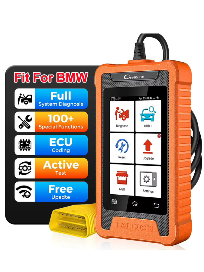 LAUNCH X431 Creader Elite OBD2 Auto Diagnose Werkzeug mit ECU Codierung und aktiven Tests in Orange - Bild 7