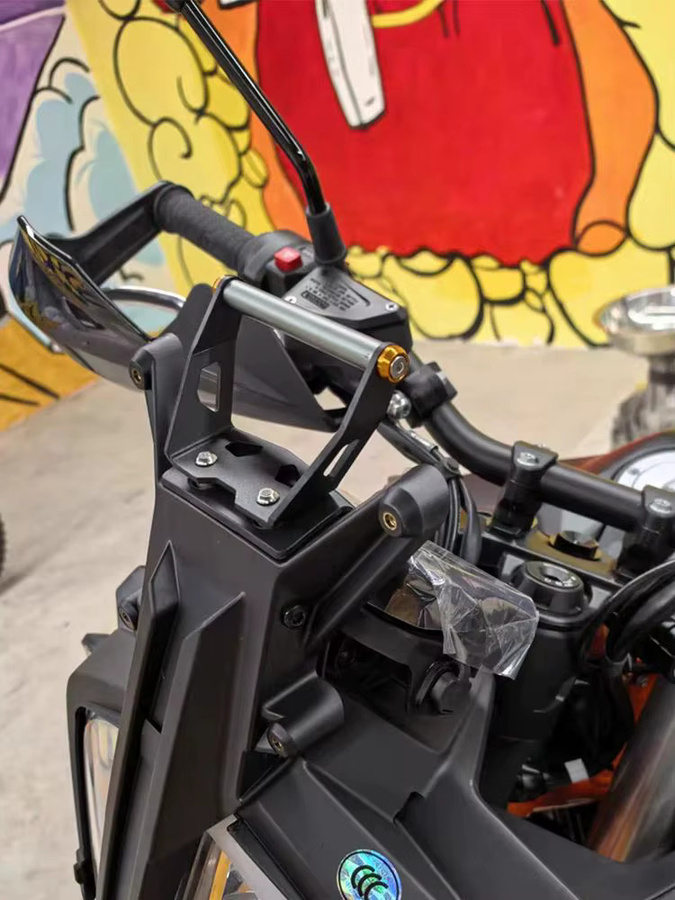 GBRacing Handyhalterung und Navigationshalterung für KTM 390 Adventure R, 790 Adventure R und 890 Adventure R, Schwarz - Bild 4