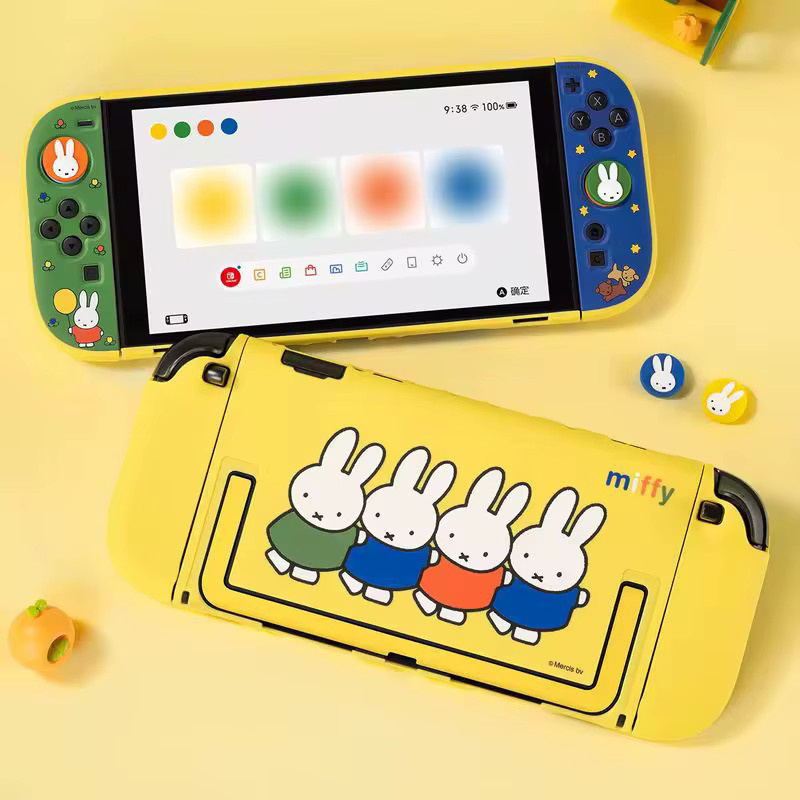 Miffy Co-Branded Schutzhülle für Nintendo Switch 2 in Transparent mit Tastenkappen - Bild 2