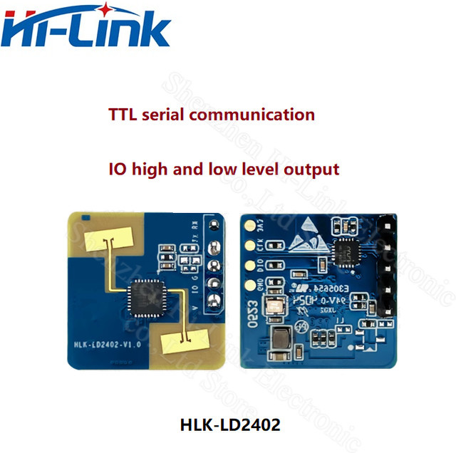 Hi-Link LD2402 Millimeterwellen-Radarmodul 24G Sensor für Körperbewegung und Mikrobewegungen mit TTL serieller Kommunikation - Bild 1