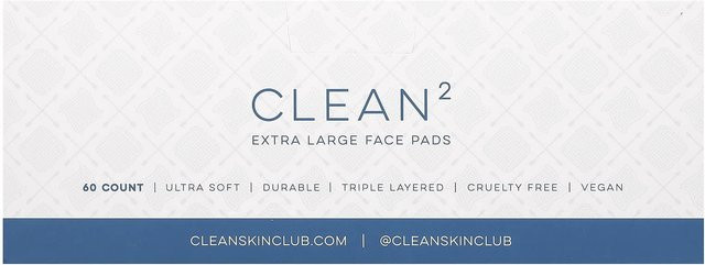 Clean Skin Club Clean2 Gesichtspads, 60 Stück, Unisex - Bild 1