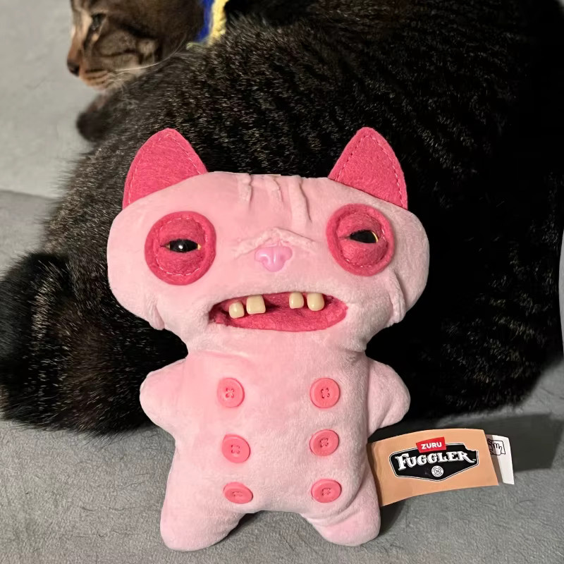 Fuggler Dark Lane Night Cat Blind Box, Zahnmonster, Plüschpuppe Anhänger - Bild 1
