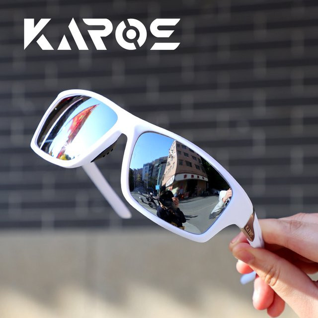 Karos YZ2012 Sonnenbrille, polarisiert, Vollrand, Kunststoff, Unisex - Bild 1