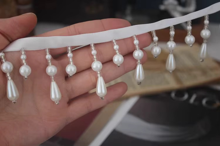 Anhänger Perle Fransen Spitze, DIY Material - Bild 2