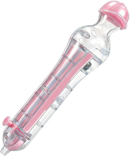 Diamantmalerei Stift mit ergonomischem Design für präzise Platzierung von Strasssteinen und Perlen in Rosa - Bild 1