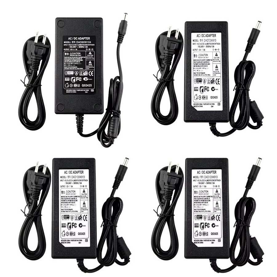 FastDeng Universeller LED-Treiber Netzteiladapter AC110-240V auf DC12V/24V in Schwarz - Bild 3