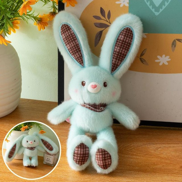 Yiran toy Kaninchen-Plüschtiere, Blau, 30cm - Bild 1