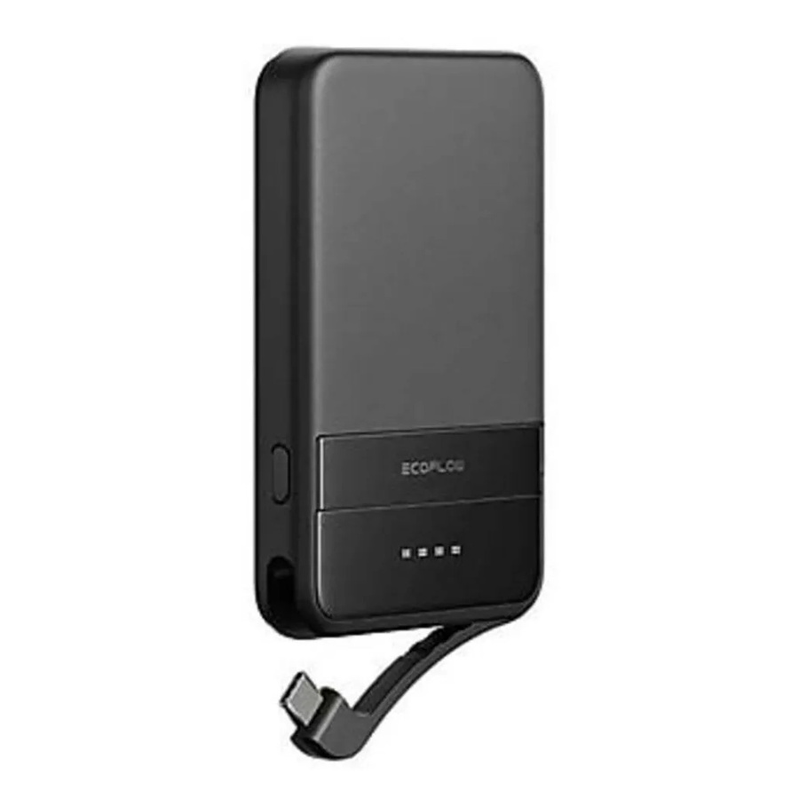 EcoFlow Rapid 5000 Powerbank mit MagSafe und Qi Wireless Charging, 5000 mAh, USB-C, Schwarz - Bild 2