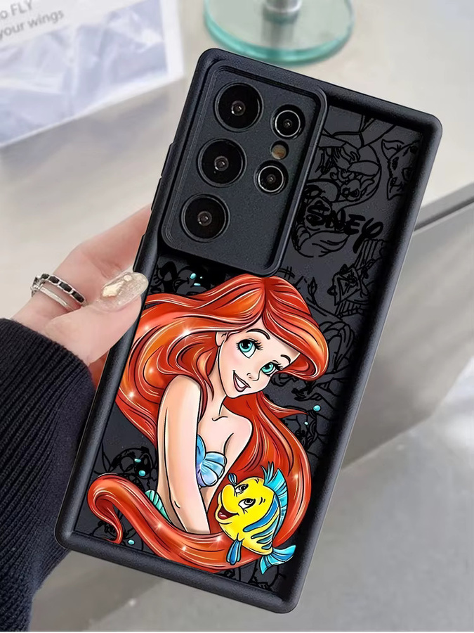 Disney Princess Cartoon Softcover Handyhülle für Samsung Galaxy S26 Ultra S25 S24 S23 S22 S21 S20 FE Plus und Edge in Multicolour - Bild 5
