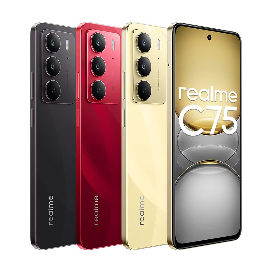 realme C75 4G Smartphone Europäische Version in Schwarz mit Helio G92 Max Chipsatz, 5828mAh Akku, 90Hz FHD Display, 50MP AI-Kamera, 45W Ladung und NFC, 256 GB Speicher - Bild 5