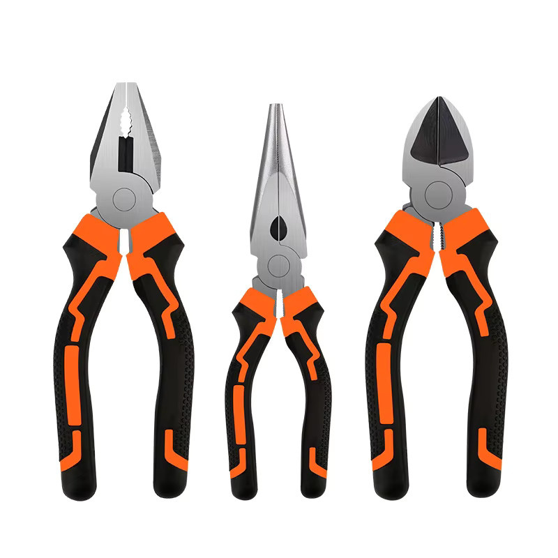 Deli Multifunktionale Hochhärte-Zange aus Edelstahl, erhältlich als Tiger-, Spitz- oder Winkelzange in 6 Zoll oder 8 Zoll - Bild 6