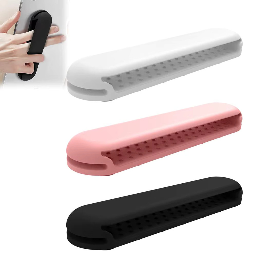 Universeller Tablet-Handhalter mit Silikon-Handgelenkschlaufe und rutschfestem Griff in Pink - Bild 5