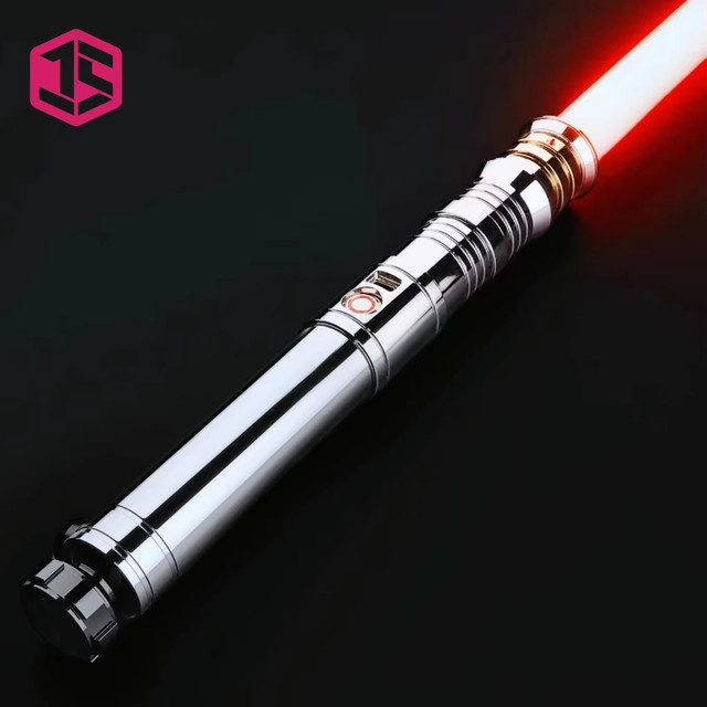 JS Sith Revan Neopixel Lichtschwert, Metallgriff, Cosplay, Leuchtendes Duell-Lichtschwert, Xenopixel Schwerter, Spielzeug - Bild 1
