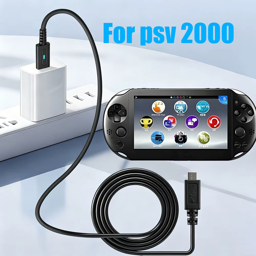 Sony USB-C Ladeadapter für PS Vita 2000 Controller in Schwarz - Bild 3