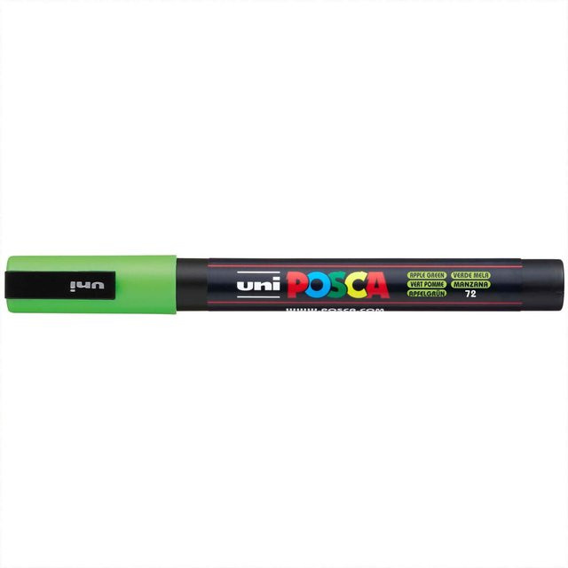 uni POSCA-Marker PC-3M Permanentmarker mit feiner Spitze in Apfelgrün (0,9-1,3 mm) - Bild 1