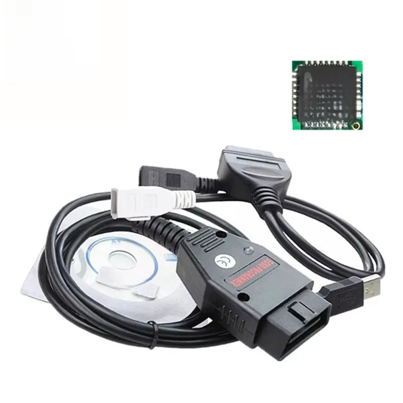 Galletto ECU Flasher OBD2 Kabel für VAG Serie, FTDI FT232RQ Chip Tuning Tool zum Lesen und Schreiben, Schwarz - Bild 5