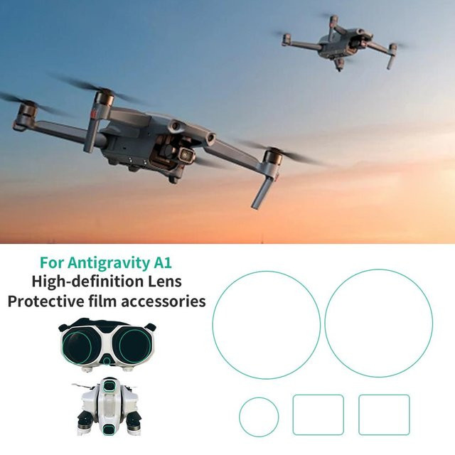 Yingshi Nano Schutzfilm für Antigravity A1 Drone, AR Anti-Reflektierend, Kratzfest und Explosionsgeschützt, Transparent/Weiß - Bild 1