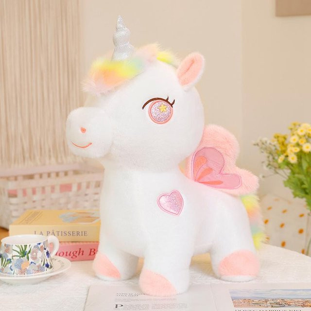 Yiran toy Engel Weißes Pferd Plüschtier, 60cm - Bild 1
