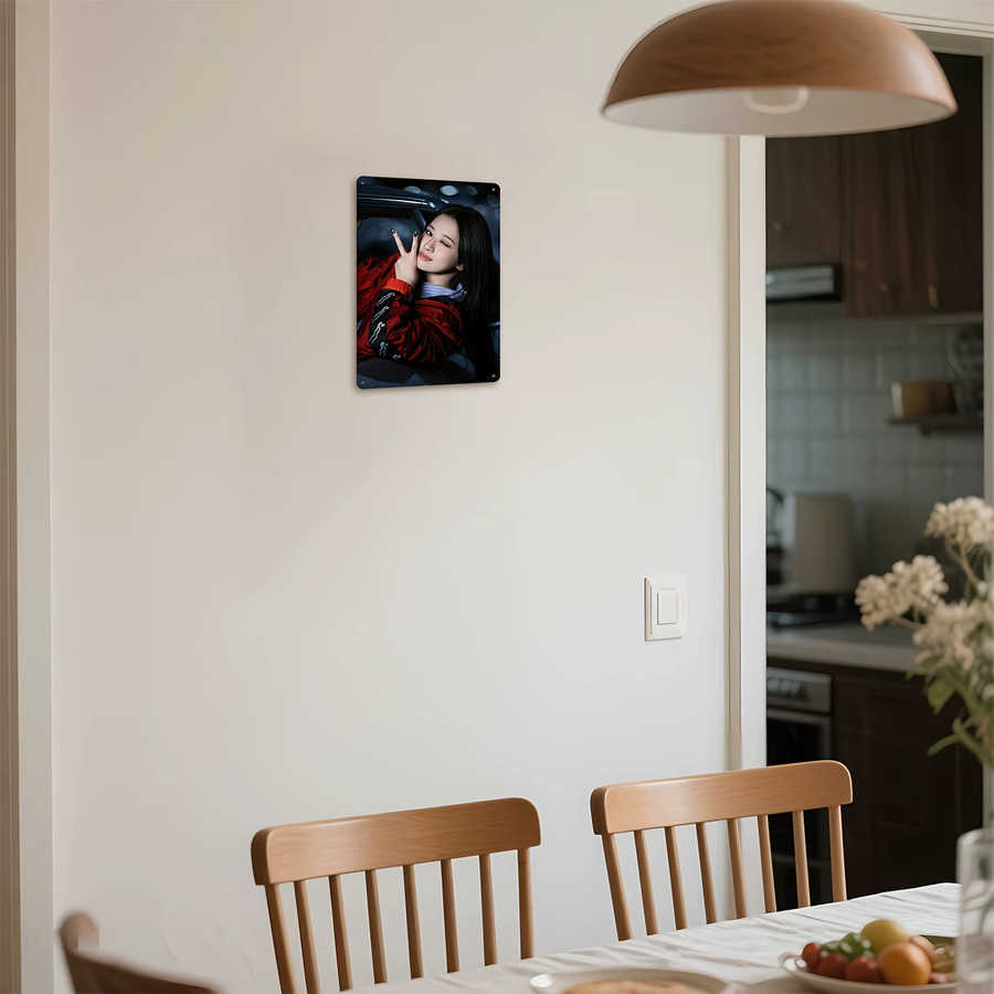 HELLOYOUNG Kpop Idol Poster Aluminium Metallschild in Multicolour mit selbstklebender Rückseite - Bild 6