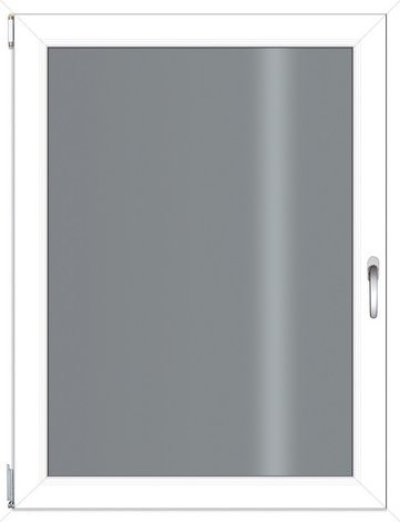 RORO Kunststoff-Fenster KOMFORT B70 in Weiss mit Klarglas, B: 105 cm, H: 135 cm - Bild 1