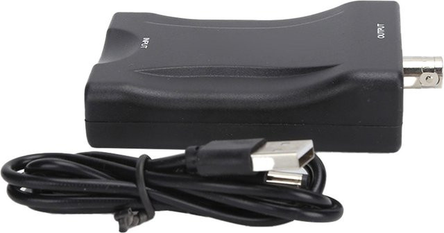 Igeteck HD-Multimediaschnittstelle zum BNC-Videoadapter für Projektor, Schwarz, 3,5 mm Klinke - Bild 1