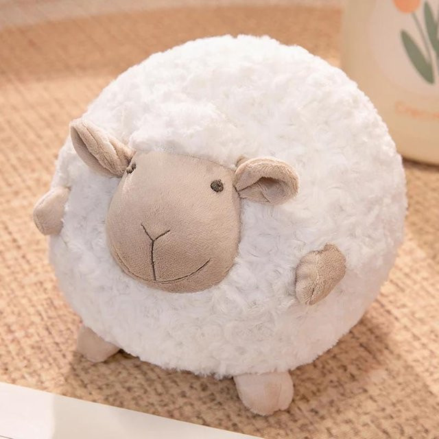 Yiran toy Ballschaf Plüschtier, Weiß, 33cm - Bild 1