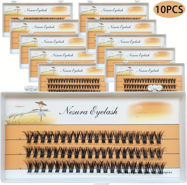 Sackvis Wimpernverlängerungen Mix Länge, 10 Box Set, Faux Nerz - Bild 1