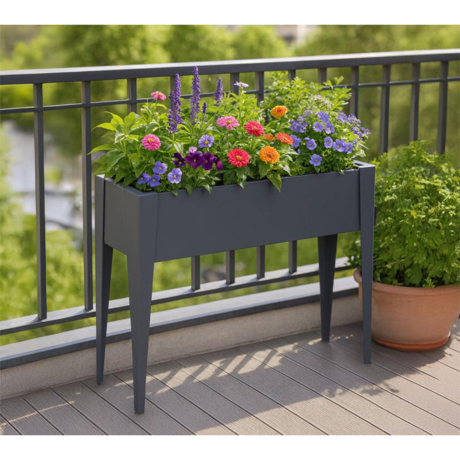 Westmann Hochbeet Vendura L Anthrazit B/T/H: 109 x 40 x 80 cm - Bild 3