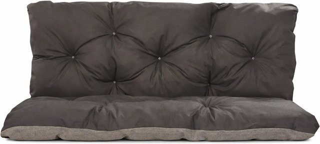 Setgarden Enkel Palettenkissen Set aus Sitzkissen und Rückenkissen, Schwarz, B/T/H: 120 x 80 x 40 cm - Bild 1