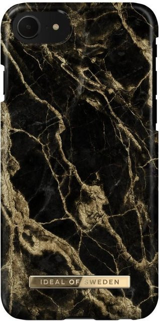 Fashion Case Handyhülle für Apple iPhone 8, 7, 6, 6S und SE in Golden Smoke Marble - Bild 1