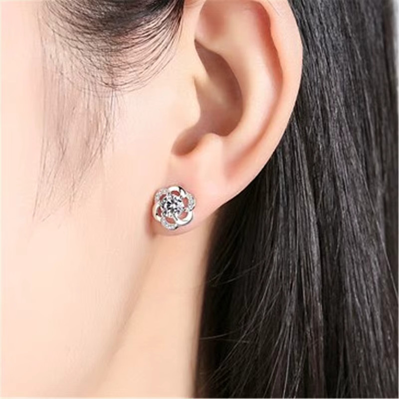 SAY Ohrstecker 925 Silber, Zirkonia, Damen - Bild 2