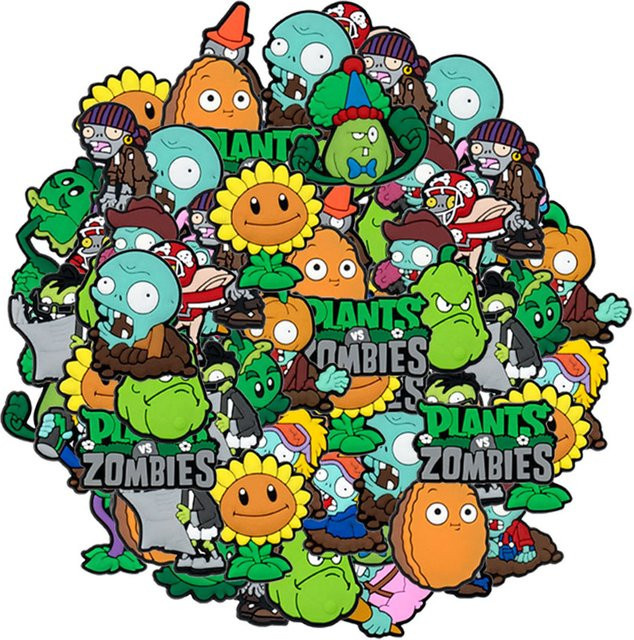 Schuh-Charms Cartoon-Pflanzen, Kinder - Bild 1