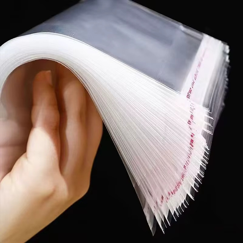 100 Stück Transparente Geschenktüten Selbstklebend für Partyfavors und Dekorative Verpackung - Bild 2