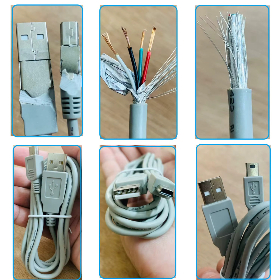 HDmatters Mini-USB-Kabel USB 2.0 A-Stecker auf USB Mini-B 5Pin zum Laden und für die Datenübertragung von GoPro Hero 3+, PS3-Controller und MP3-Playern - Bild 4