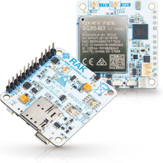 WisTrio NB-IoT Tracker Pro Quectel BG95-M3 RAK5010 in Weiß - Bild 1