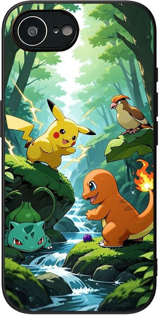 Mew P-Pikachu P-Pokemon GO Handyhülle für Huawei P30 P20 Mate 20 Lite Pro Y7 Y6P Y7A 2019 Nova 5T 3I in Multicolour - Bild 1