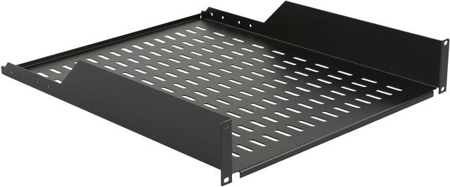 Lanview Rack Mount RAS215BL 2U in Schwarz, Breite: 48,30 cm, Tiefe: 55 cm - Bild 1