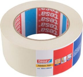 tesa Klebeband Tesakrepp 4348 Masking Tape aus Papier, Farbe: Beige, Breite: 50 mm, Länge: 50 m - Bild 1