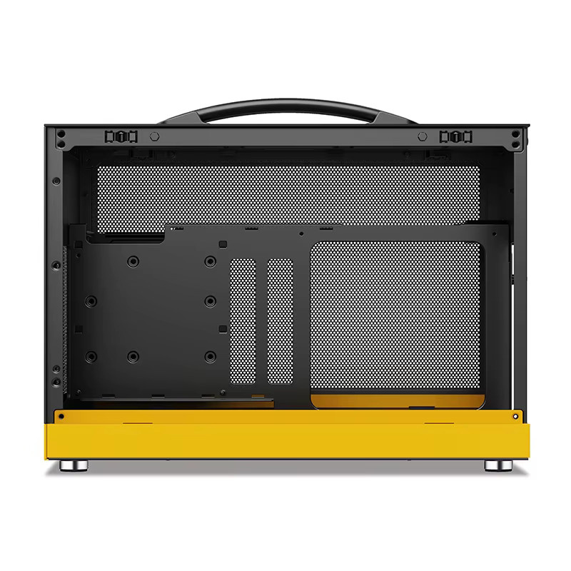METALFISH T80 ITX Mini-PC-Gehäuse in Schwarz mit Schnellverschluss-Mesh, 14,5 l, unterstützt SFX-Netzteil, 340 mm GPU und 240 mm Flüssigkeitskühler - Bild 3