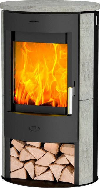 Fireplace Kaminofen Zaria Speckstein Schwarz/Grau 6 kW - Bild 1