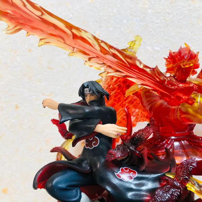 Bandai Naruto Uchiha Itachi Susanoo Schlacht Form Action Figur mit LED Licht, mehrfarbig, Höhe: 36 cm - Bild 4