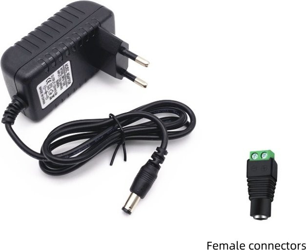 Universal Netzteil AC 110-240V zu DC 5V 6V 9V 12V 15V 18V in Schwarz für LED-Lichtleisten und CCTV - Bild 1