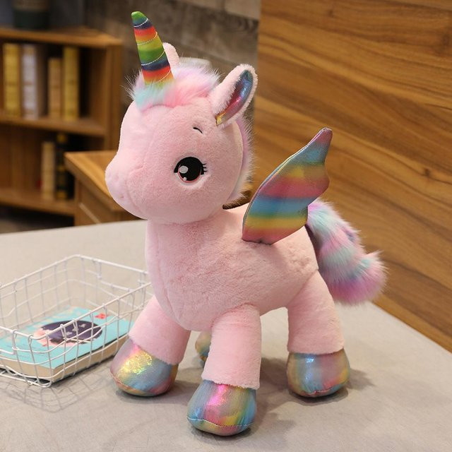 Einhorn-Traum-Regenbogen-Plüschtier, rosa, ab 3 Jahren - Bild 1