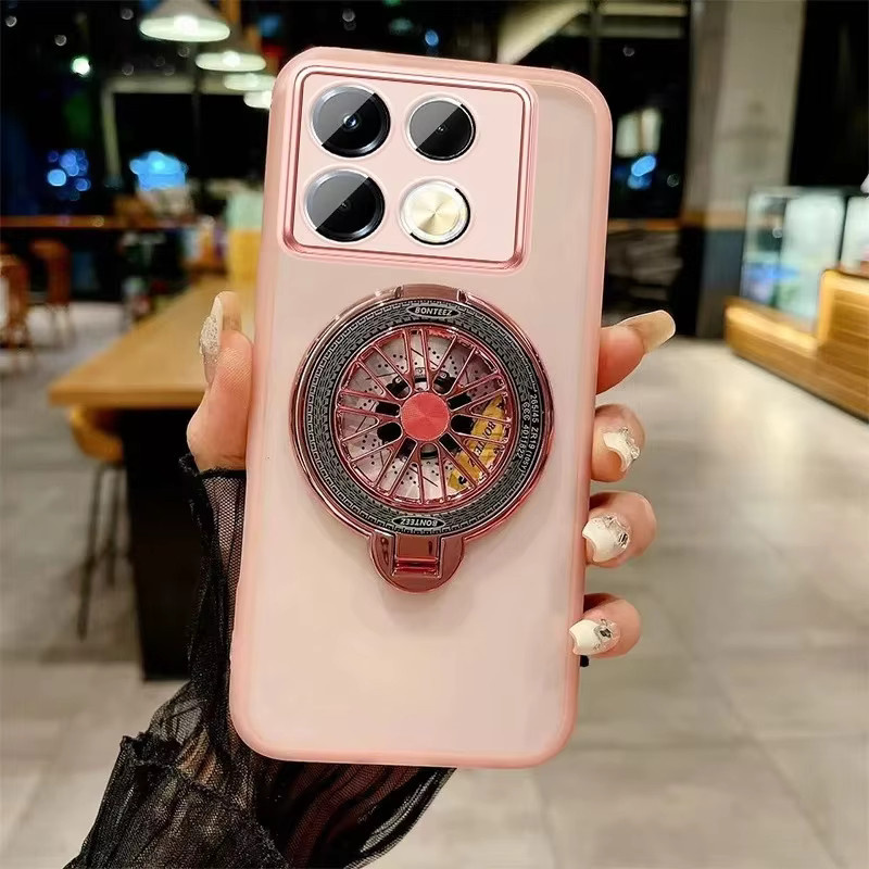 Motorola 3D-Kompass-Magnet-Hülle für Moto Edge 70 Fusion, 60, 50 Ultra Pro NEO und weitere Modelle in Pink - Bild 5