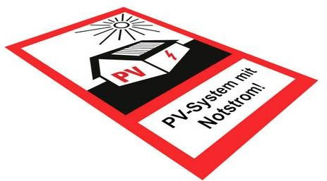 Weidmüller PV Marker Notstrom Gerätemarkierung Rot VPE 10 Stück - Bild 1