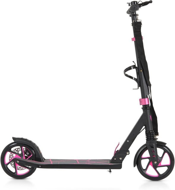 Byox Kinderroller Chic, pink, LED-Licht, faltbar, ab 8 Jahren - Bild 1