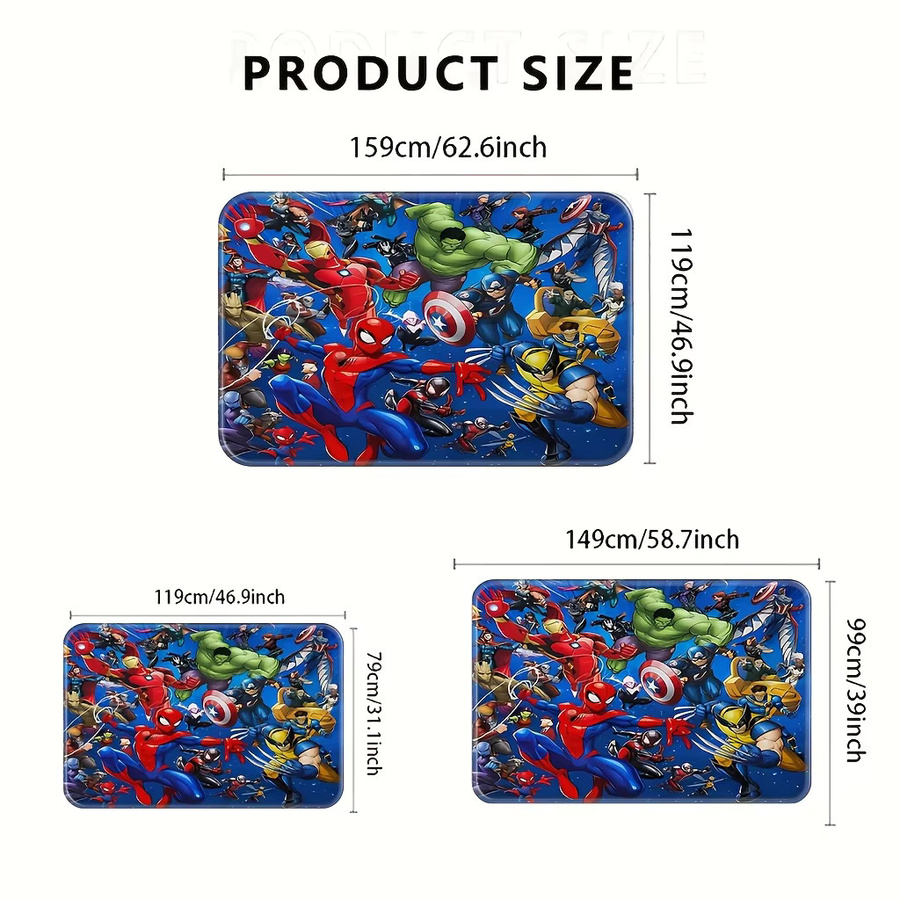 Bodenmatte von Beast Kingdom mit Marvel-Charakter-Aufdruck in Multicolour, B/T: 60 x 60 cm - Bild 3